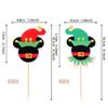 24 PCS Christmas Elf Cupcake Toppers Assembled Double Sided Boy or Girl Christmas Cupcake Picks for Merry Christmas Theme Gender Reveal Baby Shower Girls Birthday Party Cake Decorations Supplies view 2