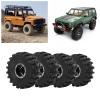 VBESTLIFE 4pcs 2.2 inch RC Tires,Strong Grip Wear Alloy Rubber Tire Kit Tires for SCX10 RR10 Wraith 90048 90018 Wheels & Tires view 3