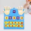 harayaa Board Finger Numbers Counting Toy Educational Toys Manipulatives Game Addition Subtraction for Kindergarten Children Baby Kids view 2