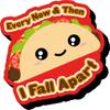 AQUARIUS Kawaii Taco Funky Chunky Novelty Magnet for Refrigerator, Locker, Whiteboard & Game Room Officially Licensed Merchandise & Collectibles view 1