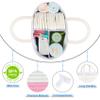 ABenkle Diaper Caddy Organizer, Boho Rustic Cotton Rope Nursery Baby Basket, Changing Table Organizer for Baby Diaper Storage and Baby Shower view 4