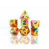 Rainbow Gold Dice Set view 1