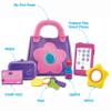 Kidoozie My First Purse - Pretend Play Purse with Wallet, Credit Card, Lipstick, Mirror, and More for Ages 2+. Kids Will Love Pretending to be Grown-ups! view 2