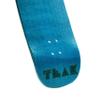 Teak Tuning Prolific Wooden Fingerboard Deck, 33.5mm x 96mm Boxy Shape - Teak Teal - 5 Ply with Custom Color Matching Mid Ply - Includes Prolific Foam Tape view 2