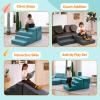 jela Toddlers Climbing Toys Indoor, Toddler Indoor Playset, Safe Soft Foam Climbing Blocks with Slide Stairs, Climbing Toys for Toddlers Luxury Miss Fabric, Soft Couch Slide (Lightblue) view 4