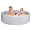 Foam Ball Pit for Toddlers Kids Children, CALEPTONG 47.2"x 13.8" Super Large Ball Pits for Babies with Soft Memory Sponge, Indoor Outdoor Baby Playpen, Kids Play Ball Pool, Balls NOT Included view 1