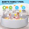 Foam Ball Pit for Toddlers Kids Children, CALEPTONG 47.2"x 13.8" Super Large Ball Pits for Babies with Soft Memory Sponge, Indoor Outdoor Baby Playpen, Kids Play Ball Pool, Balls NOT Included view 3