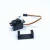 KingVal Replacement Steering Gear Servo with Servo Mount RC Parts Compatible with WLtoys 124016 124017 144010 RC Car view 1