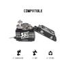 38KG Coreless Servo 8.4V High Torque Servo, Full Metal Gear RC Servo with IP67 Waterproof & Magnetic Support Sanwa SSR/ NB4/ Futaba for 1/8 1/10 Scale RC Crawler Cars, Trucks & Robotic Parts view 2