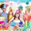 Tinlade 48 Pcs Under the Sea Party Hats Ocean Theme Headbands Sea Animals Paper Crowns for Birthday Party Decoration Favor view 2