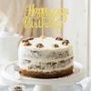 1 PCS Happy 85th Birthday Cake Topper Gold Glitter Cheers to 85 Years Birthday Cake Pick 85 Fabulous Cake Decoration for Happy 85th Birthday Theme Party Decorations Supplies view 4