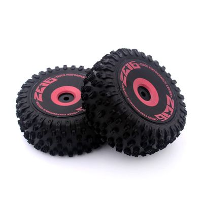 KingVal Replacement 2PCS Durable Rear Tire Wheel Tyre RC Parts Compatible with WLtoys 124016 RC Car