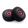 KingVal Replacement 2PCS Durable Rear Tire Wheel Tyre RC Parts Compatible with WLtoys 124016 RC Car view 1
