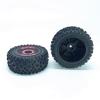 KingVal Replacement 2PCS Durable Rear Tire Wheel Tyre RC Parts Compatible with WLtoys 124016 RC Car view 4