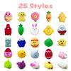 Anditoy 100 PCS Easter Mochi Squishy Toys Stress Relief Squishies for Kids Boys Girls Toddlers Easter Basket Stuffers Egg Fillers Gifts Party Favors view 2