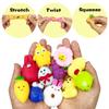 Anditoy 100 PCS Easter Mochi Squishy Toys Stress Relief Squishies for Kids Boys Girls Toddlers Easter Basket Stuffers Egg Fillers Gifts Party Favors view 3