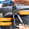 6 Pcs Baby Stroller Hooks for Hanging, Multipurpose Stroller Straps with Durable Stylish Stroller Clips for Diaper Bags, Perfect Mummy Hook for Stroller, Walker and Shopping view 2