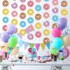 12 Packs Donut Birthday Party Banners Donut Decorations Doughnut Garland Kit Hanging Swirl Paper Cutouts Grow Up Party Supplies for Baby Shower Party Reveal Home Classroom Decor Favor view 3