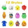 Anditoy 24 PCS Easter Mini Stress Balls Squishies Stress Relief Toys for Easter Basket Stuffers Egg Fillers Gifts Party Favors view 2
