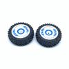KingVal Replacement 2PCS Durable Front Tire Wheel Tyre RC Parts Compatible with WLtoys 124017 RC Car view 1