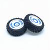 KingVal Replacement 2PCS Durable Front Tire Wheel Tyre RC Parts Compatible with WLtoys 124017 RC Car view 2