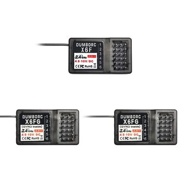 ATA HOBBY DUMBORC X6F & 2PCS X6FG Receiver Set 6 Channels RC Receiver for DUMBORC X4/X5/X6 Transmitter RC Car Boat Tank Drifting Car