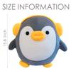 15.8 inch Cute Penguin Struffed Animal Plushie Pillow Soft Kawaii Squishy Anime Plush Toy Hugging Body Pillow Surprise Gifts for Boys Girls Kids Valentine Christmas Birthday view 2