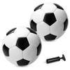 ZOOJOY 2 Pack Soccer Ball Size 3 for Kids, Outside Sport Soccer Ball Set for Boys Girls, Classic Design with Pump, Play Ball Toys & Gifts for Toddlers 2 3 4 5 6 7 8 view 1
