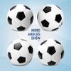 ZOOJOY 2 Pack Soccer Ball Size 3 for Kids, Outside Sport Soccer Ball Set for Boys Girls, Classic Design with Pump, Play Ball Toys & Gifts for Toddlers 2 3 4 5 6 7 8 view 4