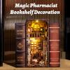 CUTEBEE Book Nook Kit, DIY Booknook Miniature House Tiny House 3D Wooden Puzzle Dollhouse Kit for Adults and Teens, Bookshelf Insert Decor, DIY Craft Gift Model Build view 2