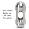 Fingertip Toy, Stress Relief Portable Stainless Steel Gyroscope for Adults Children Office Study Travel Focus Aid view 2