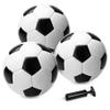ZOOJOY 3 Pack Soccer Ball Size 3 for Kids, Outside Sport Soccer Ball Set for Boys Girls, Classic Design with Pump, Play Ball Toys & Gifts for Toddlers 2 3 4 5 6 7 8 view 1