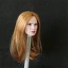 Fremego 1/6 Scale Female Head Sculpt,European Girl Pale Skin Planted Hair Head Carved for 12inch PH TBL JO Female Action Figure Body (C) view 3