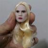 Fremego 1/6 Scale Female Head Sculpt,European Girl Pale Skin Planted Hair Head Carved for 12inch PH TBL JO Female Action Figure Body (D) view 2
