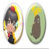 Federation Air Force Air Magic Music Corps Luminous Witches Mana & Cu-chan Tin Badge Set view 1