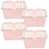 4pcs Storage Basket Plastic Basket Plastic Storage Bins Small Bins Toy Baskets Container Shower Sundries Organizer Bagel Container view 1