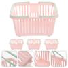 4pcs Storage Basket Plastic Basket Plastic Storage Bins Small Bins Toy Baskets Container Shower Sundries Organizer Bagel Container view 3