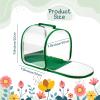 3 Pieces Small Butterfly Habitat Insect Mesh Cage Caterpillar Enclosure Bug Terrarium with Carrying Handle for Observing Caterpillars, Monarch Butterflies, Ladybugs and Other Insects, 8 x 8 x 8 Inch view 2
