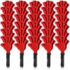 50 Pieces 7.5 Inch Black Red Hand Clappers Noise Makers Plastic Clappers Noisemakers for Birthday Party Sports Event Game Carnival Holiday Party Supplies view 1