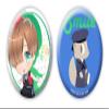 Federation Air Force Air Magic Music Corps Luminous Witches Joe & Smile Tin Badge Set view 1