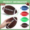 Sosation 12 Pcs Mini Inflatable Football Bulk Small Football Party Favors Themed Gifts Rugby Playground Toys for Outdoor and Indoor Games view 2