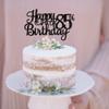 1 PCS Happy 85th Birthday Cake Topper Glitter Cheers to 85 Years Birthday Cake Pick 85 Fabulous Cake Decoration for Happy 85th Birthday Theme Party Decorations Supplies Black view 4