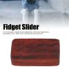 Silent Fidget Toys, Stress Relief Toys, Fidget Slider Red Sandalwood Stress Relief Engraved Fingertip Fidget Slider Toy Fidget Spinners for Office Fidget Toys (Limited Water Ripple) view 4