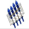 GPM for Arrma 1:8 KRATON 6S / KRATON 6S V5 / Notorious 6S V5 Upgrade Parts Aluminum Front 115mm & Rear 135mm Double Section Spring Dampers - Blue view 1