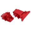 VGEBY Universal RC Car Gear Speed Change Box Case Set, Front Rear Gear Change Box Housing Gear Boxes for 118 RC Car Transmissions & Differentials (Red) view 2