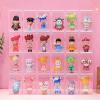 FOMIYES 5Pcs Action Figure Storage Boxes Clear Plastic Display Cabinet for Collectible Figurines Toy Organizer 2.48X2.16X3.74 Inch Protective Showcase for Model Display view 2