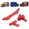 VGEBY RC Car Steering Assembly Set, Aluminum High Strength Lightweight Replacement Steering Set Servo Arms for Racing 16 RC Car Servos & Parts (Red) view 4