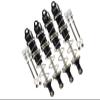 GPM for Arrma 1:8 KRATON 6S / KRATON 6S V5 / Notorious 6S V5 Upgrade Parts Aluminum Front 115mm & Rear 135mm Double Section Spring Dampers - Black view 1
