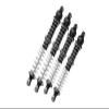 Axial 1/10 RBX10 Ryft 4WD Rock Bouncer Aluminum Upgrade Parts Combo Set C (Front + Rear Spring Dampers) - Black view 1