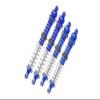 Axial 1/10 RBX10 Ryft 4WD Rock Bouncer Aluminum Upgrade Parts Combo Set C (Front + Rear Spring Dampers) - Blue view 1